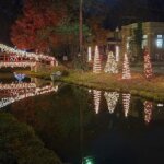 Canal with Christmas Lights