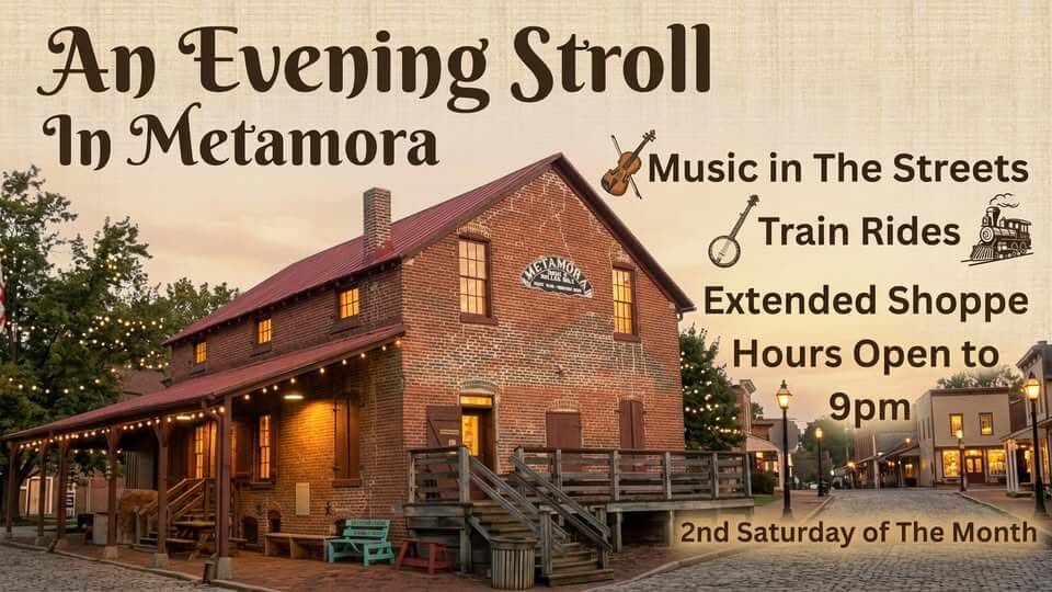 An Evening Stroll In Metamora