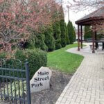 Main Street Park in Spring